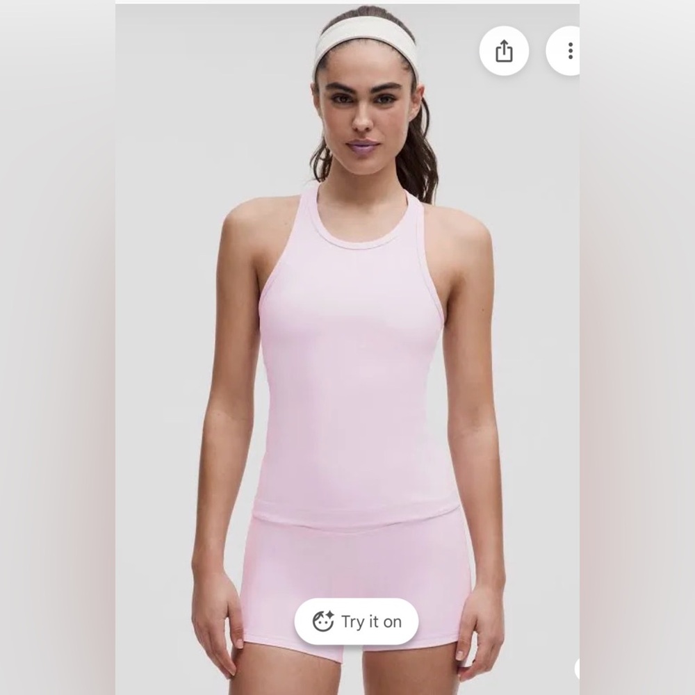 NWT - Lululemon Align Waist-Length Racerback Tank Top - Flush Pink